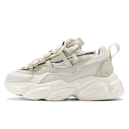 DEVIL AND ANGEL Slip-Resistant Height Increasing Low-Top Chunky Sneakers Unisex