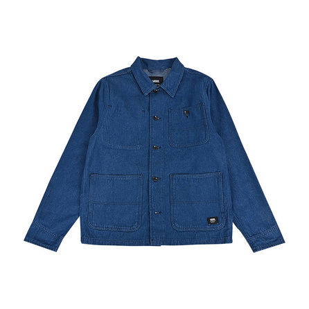 Vans FW/AW25 Athletic Casual Cotton Long Sleeve Multi-Pocket Denim Jacket Men's