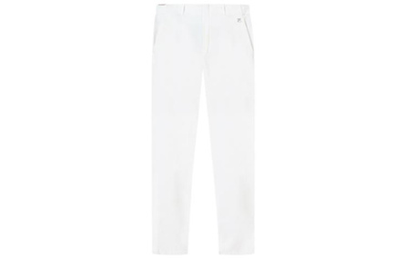 FILA Athletics Solid Color Straight Leg Woven Casual Pants Men's White