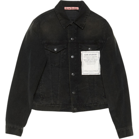 Acne Studios FW25 Retro Logo Patch Long Sleeve Fashion Jacket Unisex