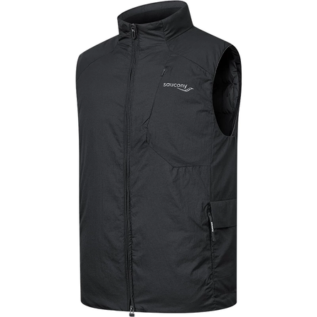 Saucony 1898 Warm Sporty Stand Collar Commute Lightweight Down Vest Men's