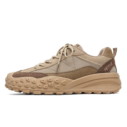 Feiyue Abrasion-Resistant Slip-Resistant Low-Top Casual Shoes Men's Brown