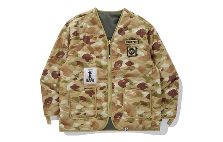 A BATHING APE Gradation Camo Crewneck Crewneck