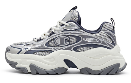 Champion Nebula Thousand Layer Champ XXL Galaxy Low Top Chunky Sneakers Men's Dark Silver