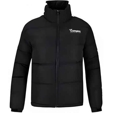 361° Comfort Windproof Versatile Sports Casual Down Jacket Men's Super Black/Cream White