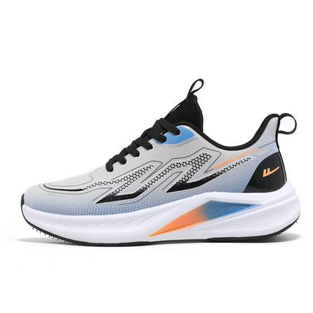 Warrior Sports Series Store Exclusive Spring Super Popular Supercritical Running Shoes Leather Upper Waterproof Foam Sole Soft Light Bouncy Student Physical Exam Casual Commute Racing Marathon Low-Top Advanced Running Shoes Men's