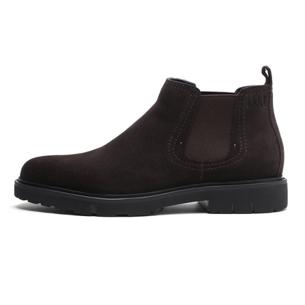 ELLE HOMME Short Chelsea Boots Men's Brown