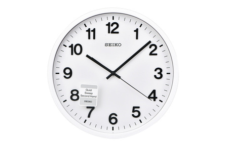 SEIKO Japan 12-Inch Wall Clock Silent Sweep Second Modern Minimalist Nordic Style Quartz Clock QXA640W
