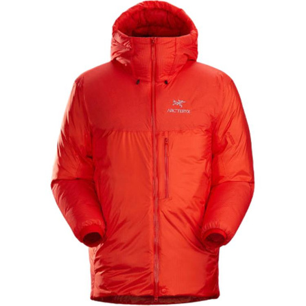 Arcteryx ALPHA Mountaineering Climbing Sport Warm Puffy Hooded Down Jacket Men's