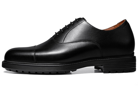 Zuti British Business Calfskin Oxford Shoes Dress Shoes Men's Black
