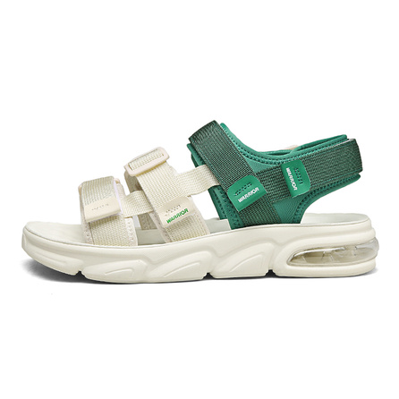 Warrior Summer Trend Light Luxury Fashion Simple Casual Retro Versatile Daily Commute Patchwork Dopamine Color Palette Hook & Loop Design Comfortable Breathable Soft Wear-Resistant Beach Sandals Men's