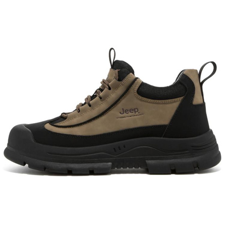Jeep Wear-Resistant Ankle-Length Winter Boots Men's Khaki
