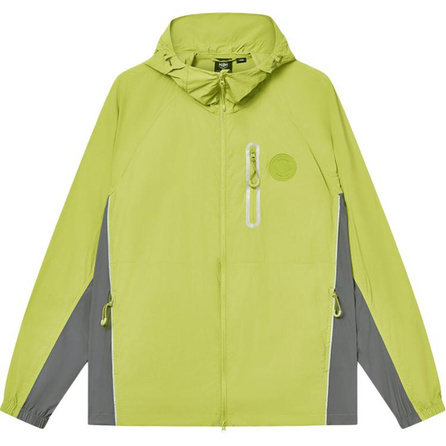 Palladium Fashion Trendy Color-Block Hooded Loose Casual Jacket Unisex