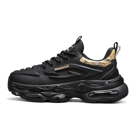 Warrior Fashion Trendy Outdoor Functional Sport Casual Print Versatile Simple Retro High Aesthetic Student Cushioned Anti-Slip Wear-Resistant Breathable Low-Top Dad Shoes Men's