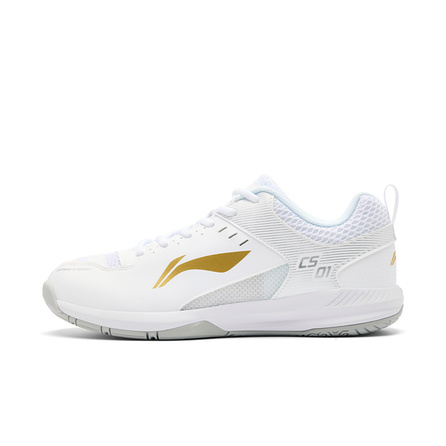 Li-Ning Light Feather Rocket Shoes 1.0 Trendy Vibrant Wear-Resistant Lightweight Breathable Badminton Shoes Unisex White Grey Pink