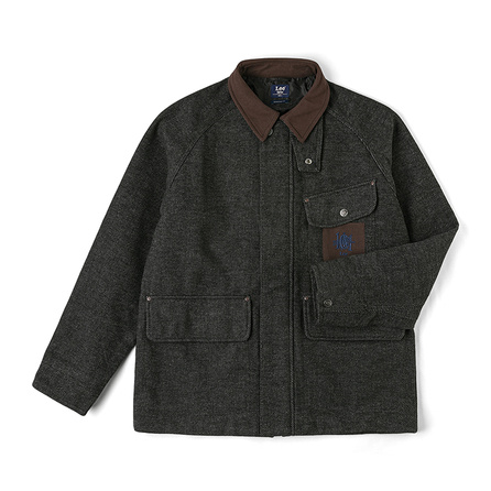 Lee In-Store Same Style FW25 Warm Comfortable Raglan Sleeve Suede-Like Collar 101+ Jacket Loose Casual Jacket Men's