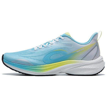 QIAODAN Light Speed 5.0 PLUS Fashion Versatile Comfortable Cushioning Slip-Resistant Low-Top Training Racing Running Shoes Men's Blue White