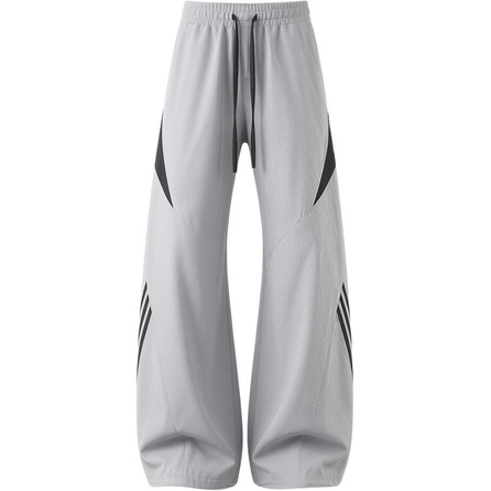 MostwantedLab American Trendy Fashion Comfortable Minimalist Basic High Street Striped Loose Colorblock Cool Casual Pants Unisex
