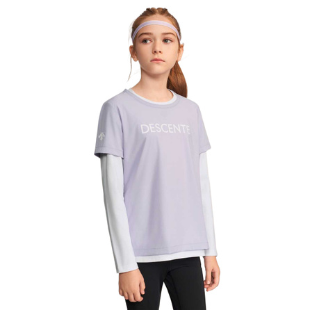 DESCENTE Casual Sportswear Set TRAINING Series Soft Skin-Friendly Lightweight Stretch 2-Piece Set Kids'