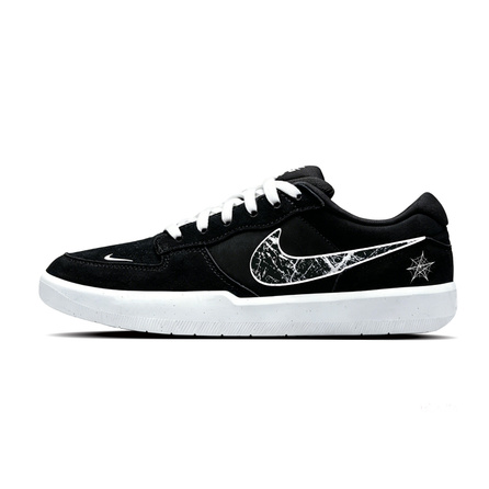 Custom Sneakers Nike SB Force 58 Ember Mesh Leather Fabric Special Gift Bag Suede Stardust Texture Minimalist Classic Fit Commute Versatile Wear-Resistant Low-Top Skate Shoes Unisex White