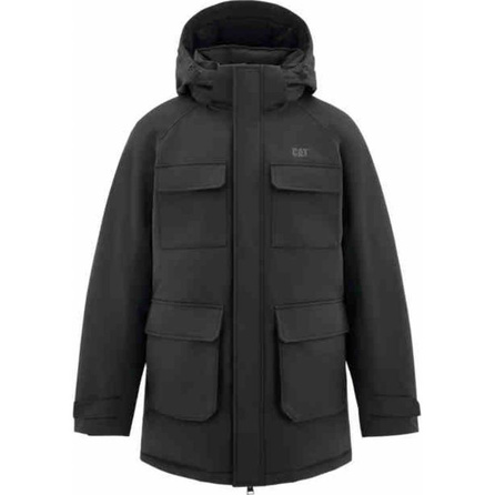 CAT FW24 Waterproof Windproof Hooded Workwear Mid-Length Long Sleeve Down Jacket Men's