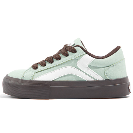 TUOPIN Pie Shoes Mint Chocolate, Cocoa Latte Non slip Support Low Top Skateboard Shoes