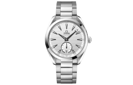 OMEGA Seamaster Aqua Terra 150m Co-Axial Master Chronometer Automatic Mechanical Movement Aqua Terra Master Chronometer Men's Watch Swiss Made 41mm Silver Dial Stainless Steel Case Stainless Steel Bracelet