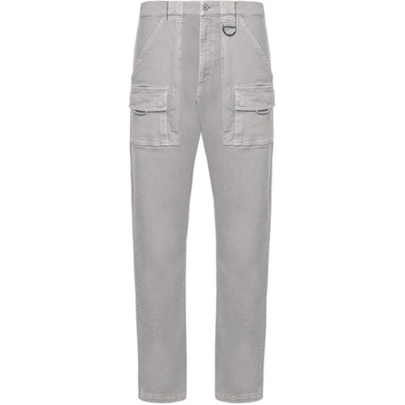 MOSCHINO Solid Color Simple Mid-Rise Washed Versatile Jeans Men's