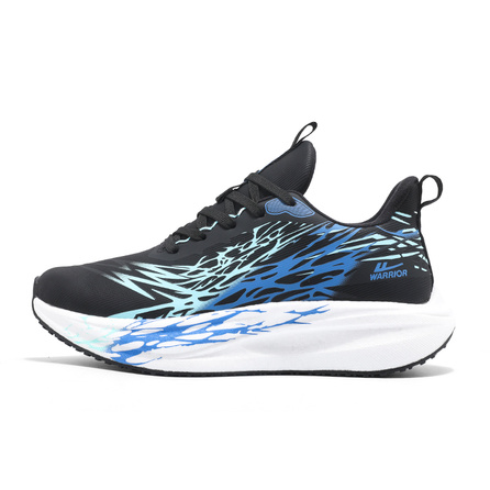 Warrior Quality Men's Running Shoes Leather Carbon Plate Racing Sneakers