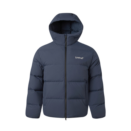 Li-Ning Duck Down Water-Repellent High-Loft Warmth Cold-Resistant Casual Loose Short Puffer Jacket Unisex Beacon Blue
