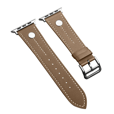 IBOANN Apple-Compatible Leather Watch Band, Unisex