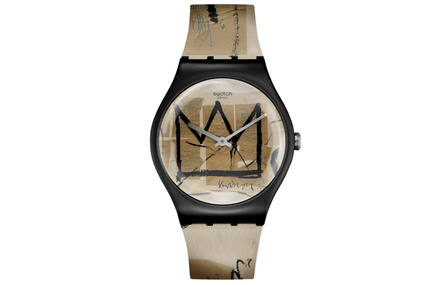 SWATCH Unisex 41mm Coffee Watch SUOZ355