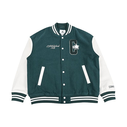 Converse Sport Letter Single-Breasted Long Sleeve Padded Jacket Unisex