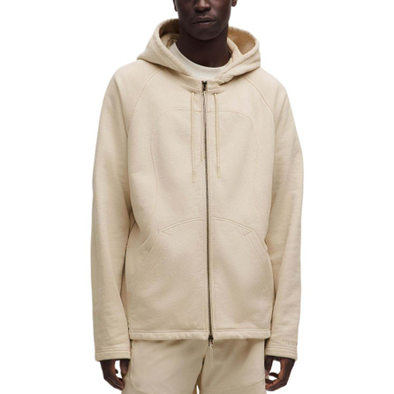 lululemon × SLNSH Collaboration SS25 Removable Solid Color Minimalist Zip Long Sleeve Detachable Hood Jacket Men's