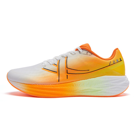 XTEP Speed 5.0 Cushioning Anti-Slip And Wear-Resistant Low-Top Casual Running Shoes Men's Orange Yellow White