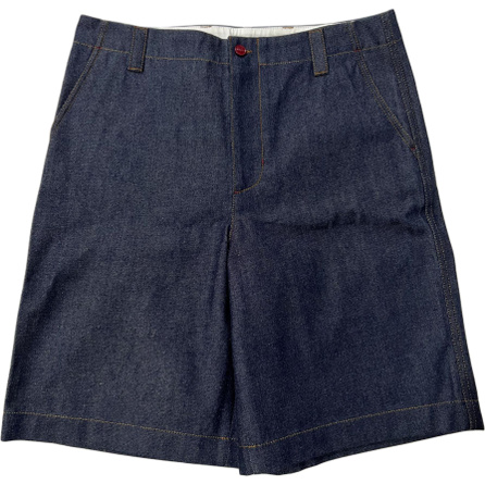 GUCCI Cotton Straight Leg Five-Pocket Denim Shorts Men's
