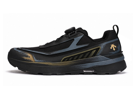 [Custom Sneakers] DESCENTE Dualis 811 Made Cold Gold Eroded Wild Functional Street Trend Hardcore Cool Mountain Style Cold Workwear Low-Top Casual Shoes Men's Black