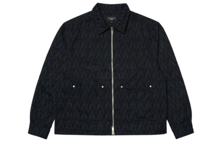 acme de la vie/ADLV Letter Full Print Logo Jacket Unisex Black