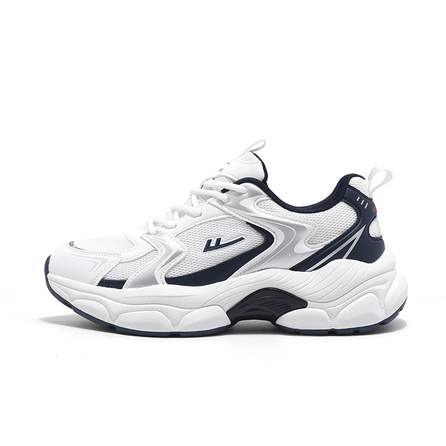 Warrior Offline Store Quality Shoes Horse Year Limited Edition Spring/Autumn Super Trendy Casual Shoes Supercritical Sole Ultra-Light Ultra-Soft Leather Mesh Stitching Design Textured Comfortable Breathable Anti-Odor Low-Top Simple Dad Shoes Unisex