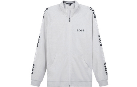 HUGO BOSS Jackets Men Light Gray