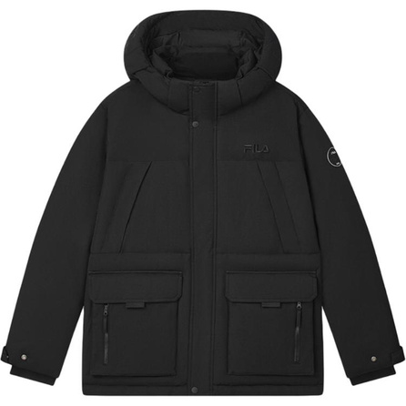 FILA Down Jacket Unisex Jet Black
