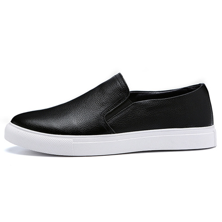 Romon Men's Casual Shoes Men Low-Top Black