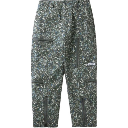 Thisisneverthat Ink Splash Color Zipper Casual Comfort Cargo Pants Unisex Gray