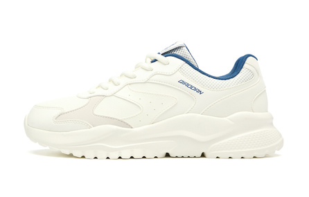 QIAODAN 'Little Millennium' Low-Top Casual Shoes Men's Ivory White Moon Grey
