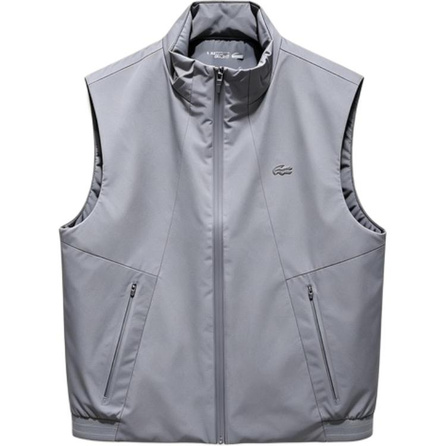 LACOSTE Stand Collar Zip Sleeveless Vest Men's