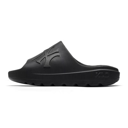 MLB SKIPPER Comfortable Soft Non-Slip Shock-Absorbing Slide Sandals Unisex Black