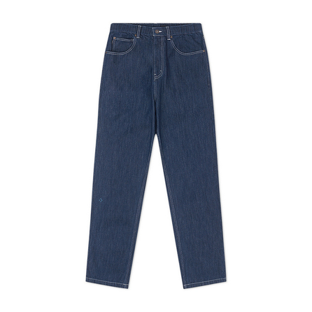 Converse Zipper Comfortable Casual Breathable Jeans Men's Blue