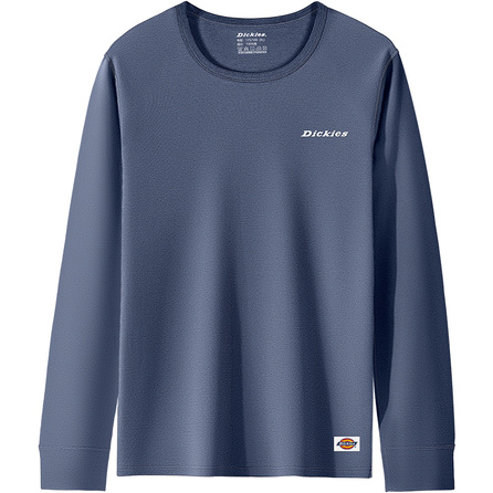 Dickies 100% Cotton Crew Neck Base Layer Long Sleeve Pure Cotton Minimalist Premium Underwear Soft Breathable Base Top Basic Pajama Versatile Commute Anti-Static Warm Top Men's