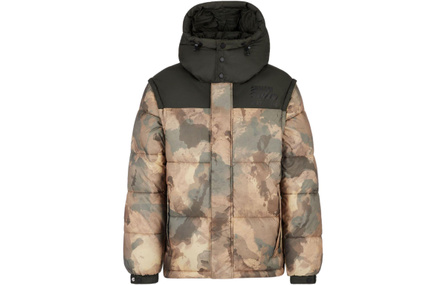 ARMANI EXCHANGEAE FW22 Jackets Coats Men's Camouflage Yellow