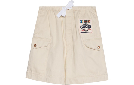 GUCCI Casual Shorts Men Ecru
